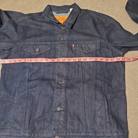 Levi's Dark Blue Denim Jacket, Women Size Large new without tags - Picture 13 of 14